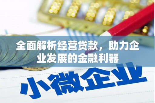 阿鲁科尔沁旗全面解析经营贷款，助力企业发展的金融利器