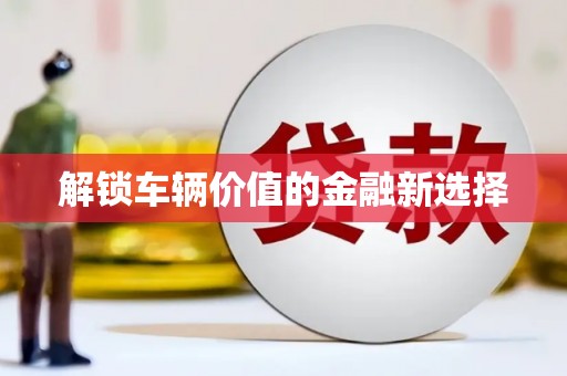 阿鲁科尔沁旗解锁车辆价值的金融新选择