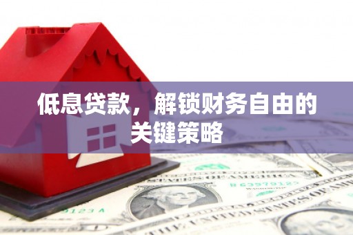 阿鲁科尔沁旗低息贷款，解锁财务自由的关键策略