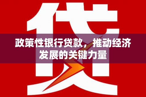 阿鲁科尔沁旗政策性银行贷款，推动经济发展的关键力量